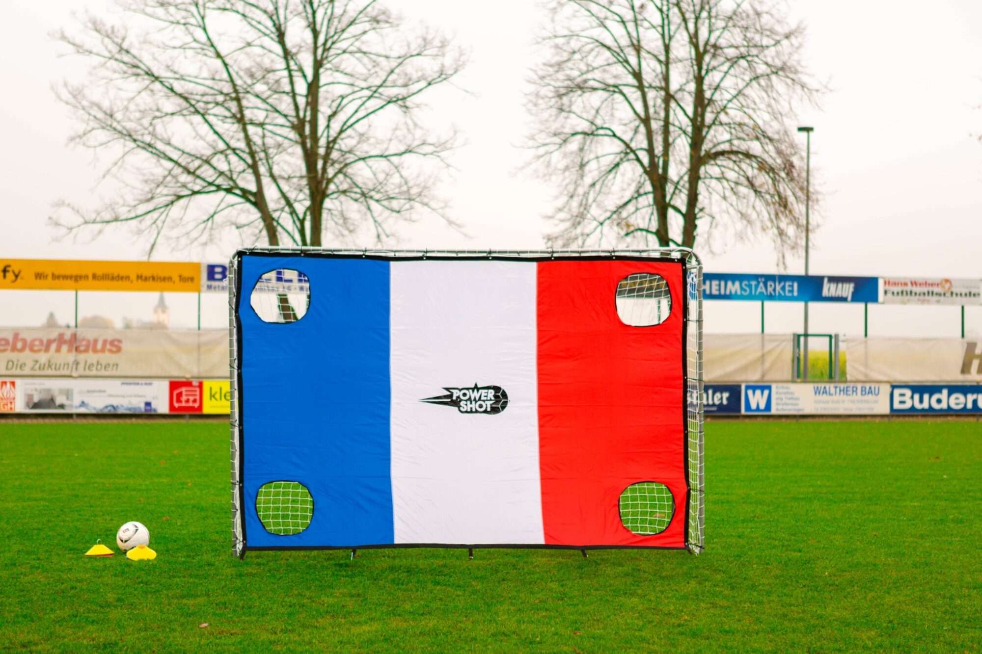 Image du produit : Shooting wall for soccer goal - Black POWERSHOT