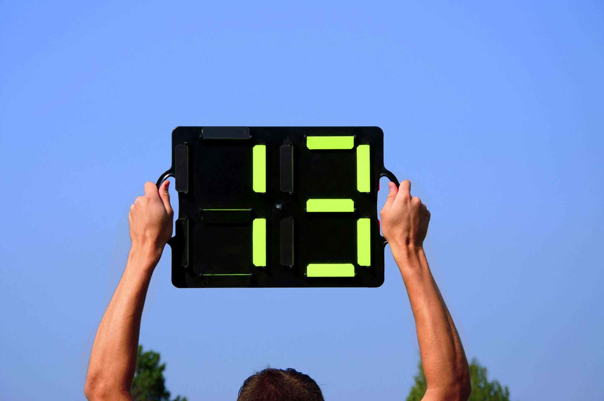 Image du produit : Player change sign - Design and can be seen from a distance!