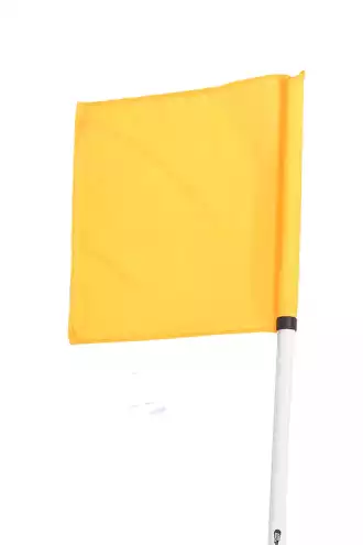 Set of 4 yellow corner flags