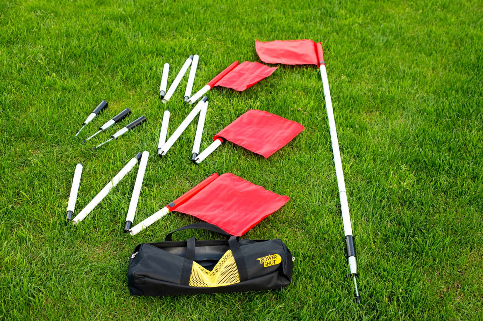 Image du produit : Set of 4 football corner posts - Flexible and foldable