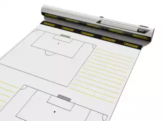 Roll of tactical football sheets - Half-field
