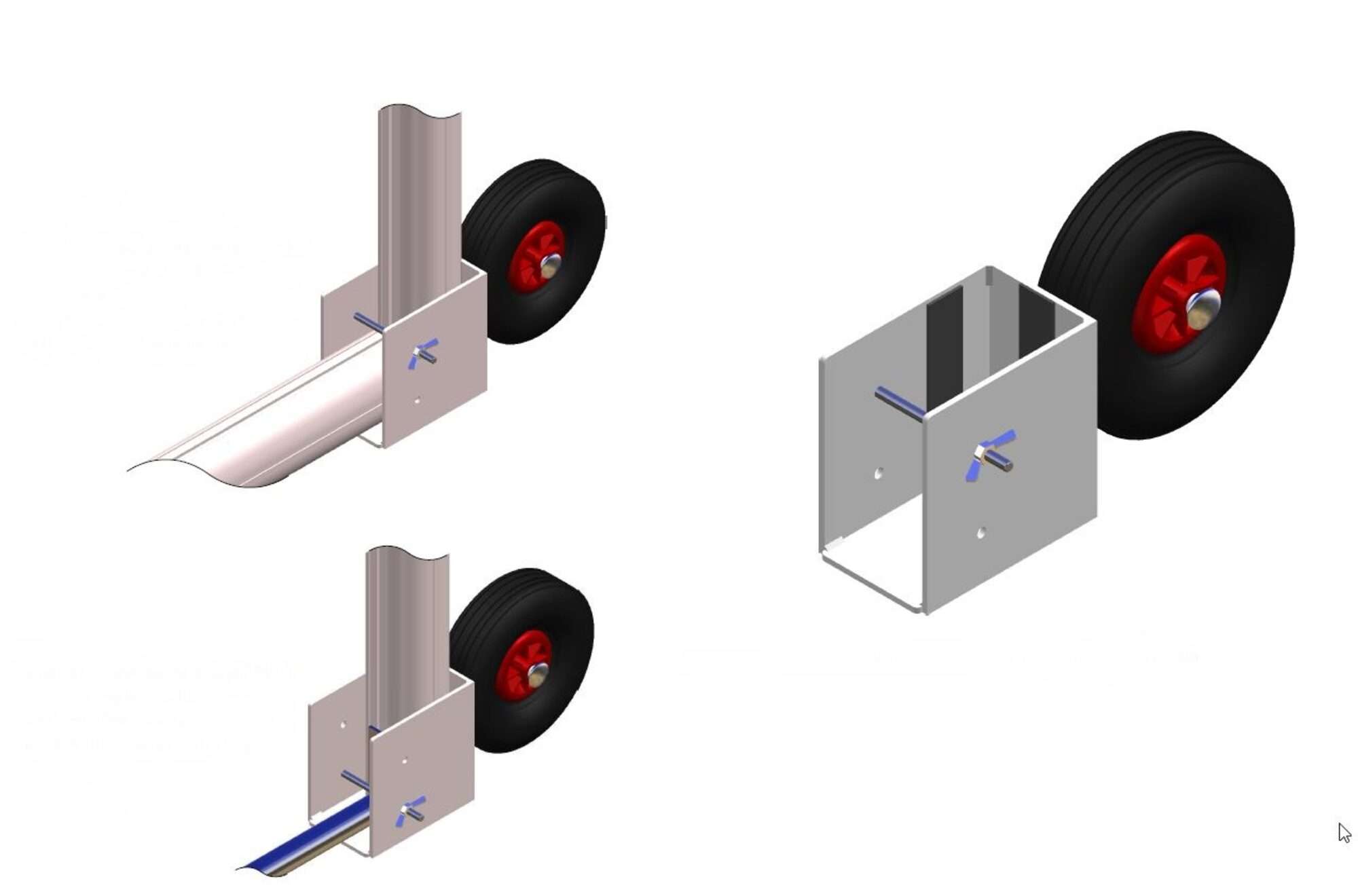 Image du produit : Pair of goal wheels - Easily transport your goals