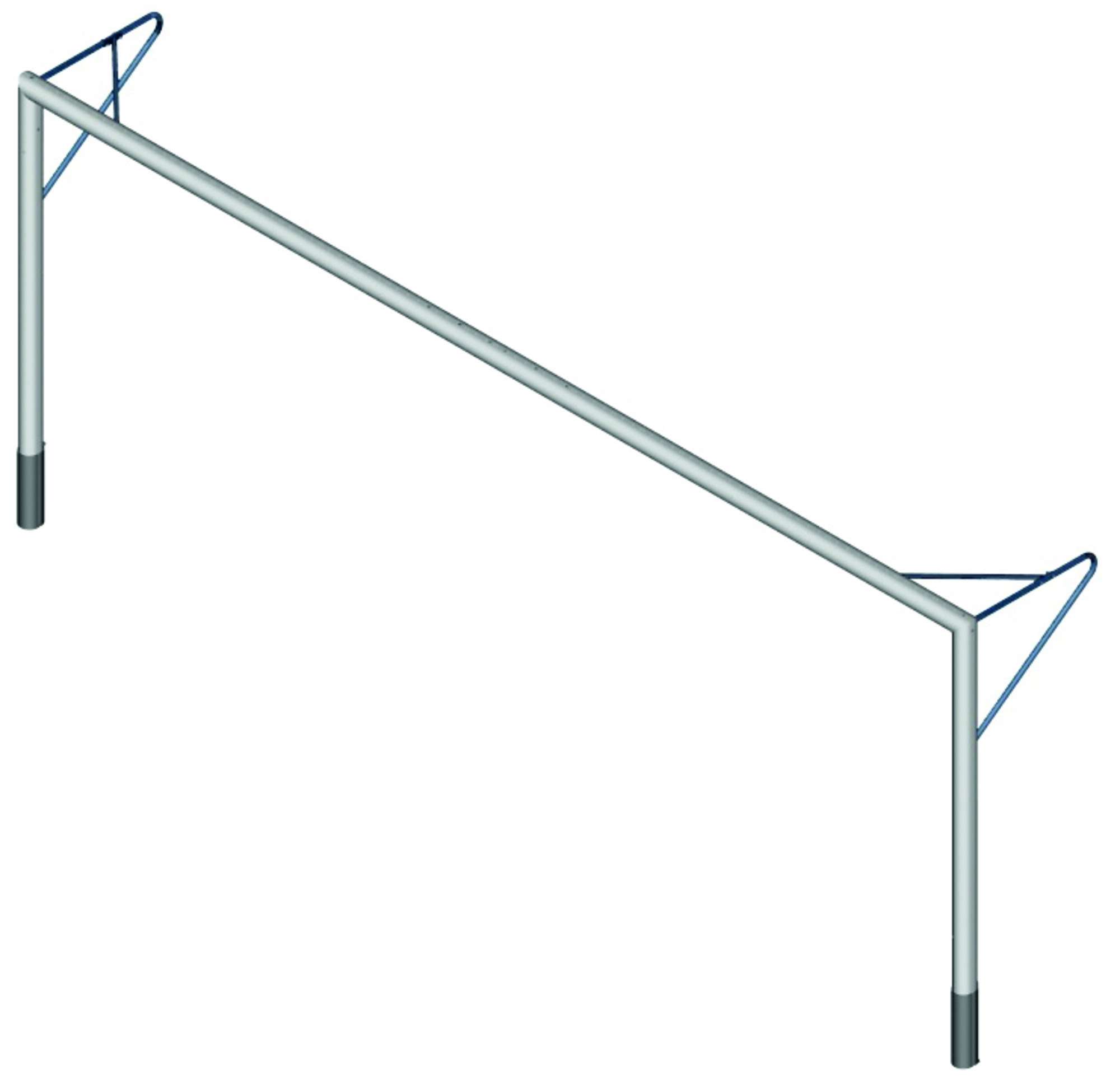 Image du produit : Socketed football goal 6x2m
