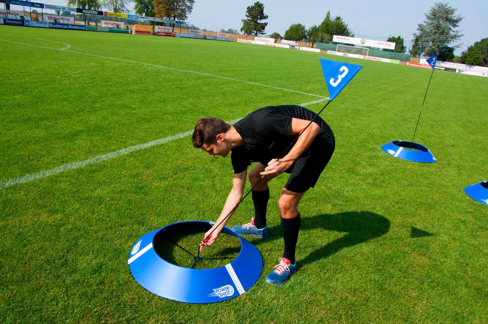 Image du produit : Kit of 3 footgolf targets - Ideal for creating small courses!