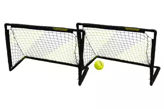 Pair of PVC mini goals - 0.9 x 0.6m (with ball and pump)