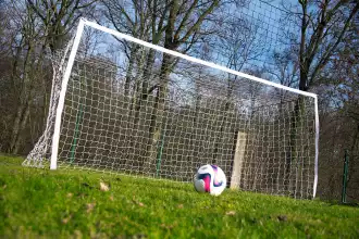 Soccer goal 3.7 x1.8m (with integrated protective net 6.5x3m)
