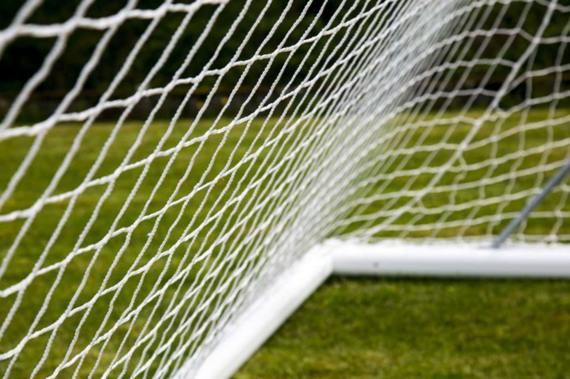 Image du produit : 11-a-side football net 4mm - White - For goal 7.32 x 2.44 x 0.8 x 1.5m