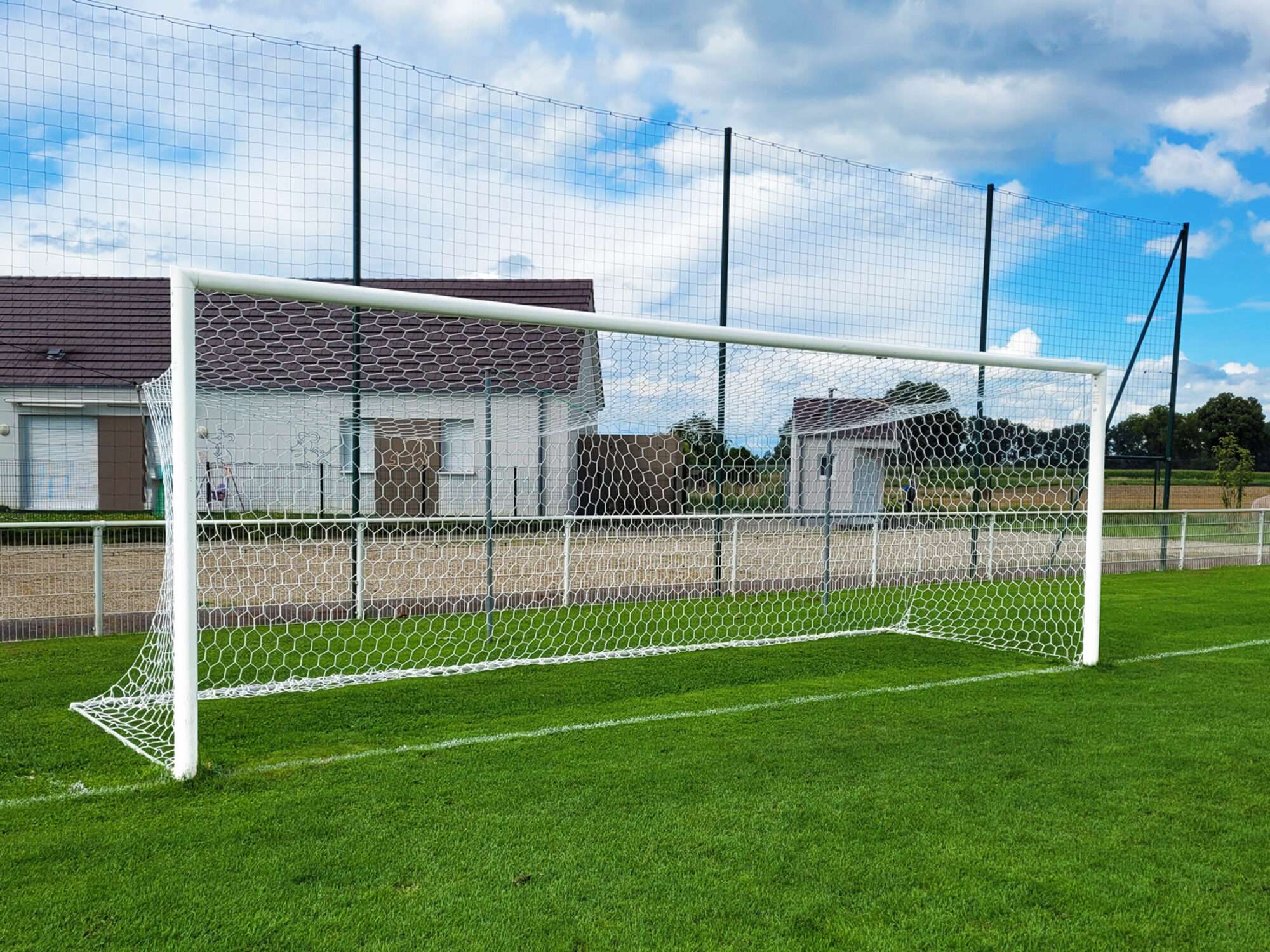 Image du produit : White stadium soccer net