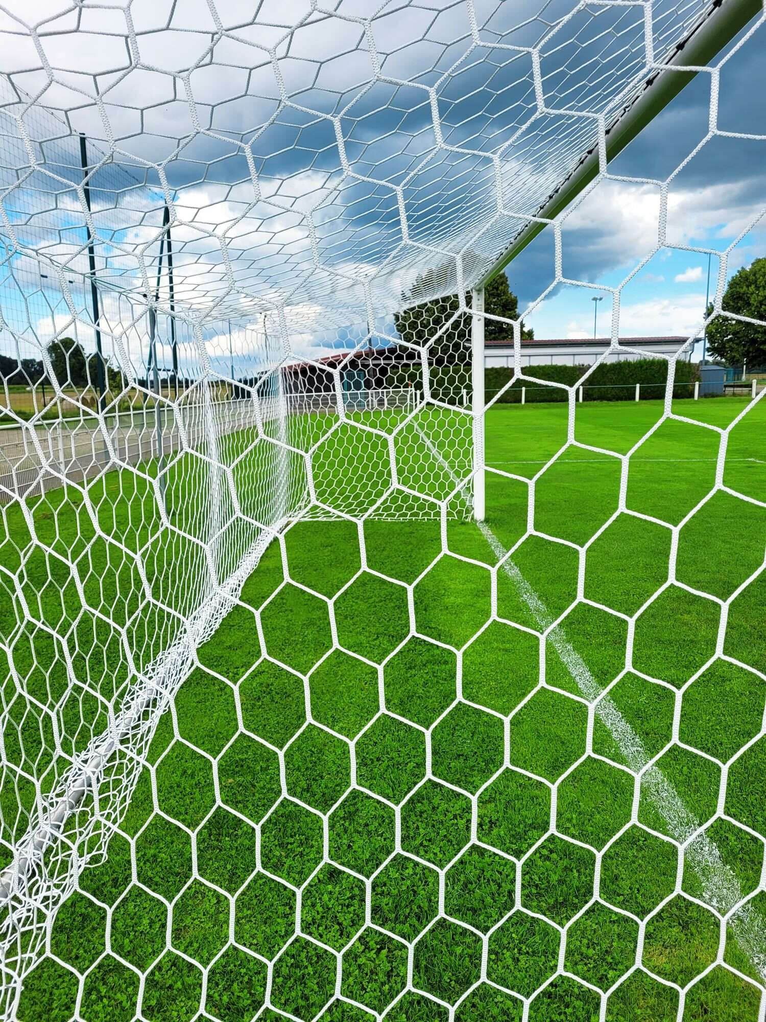 Image du produit : White stadium soccer net