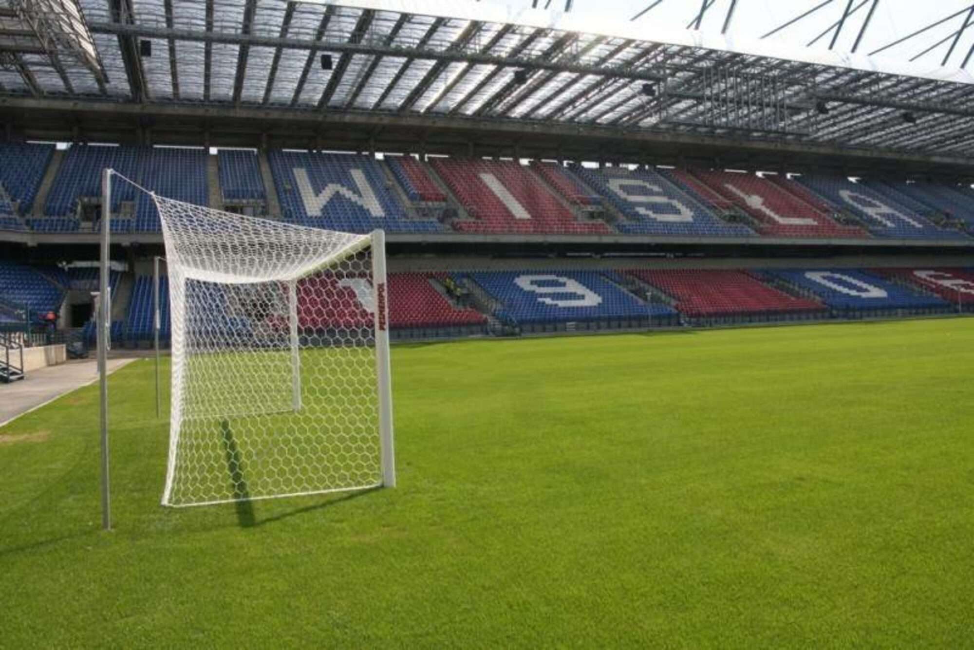 Image du produit : White stadium soccer net