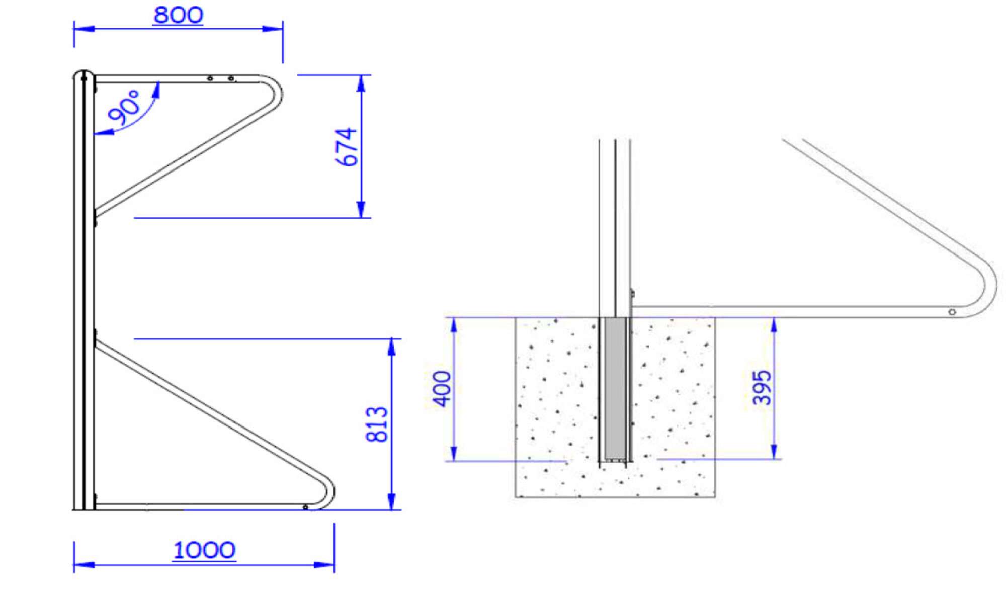 Image du produit : Handball goal in steel