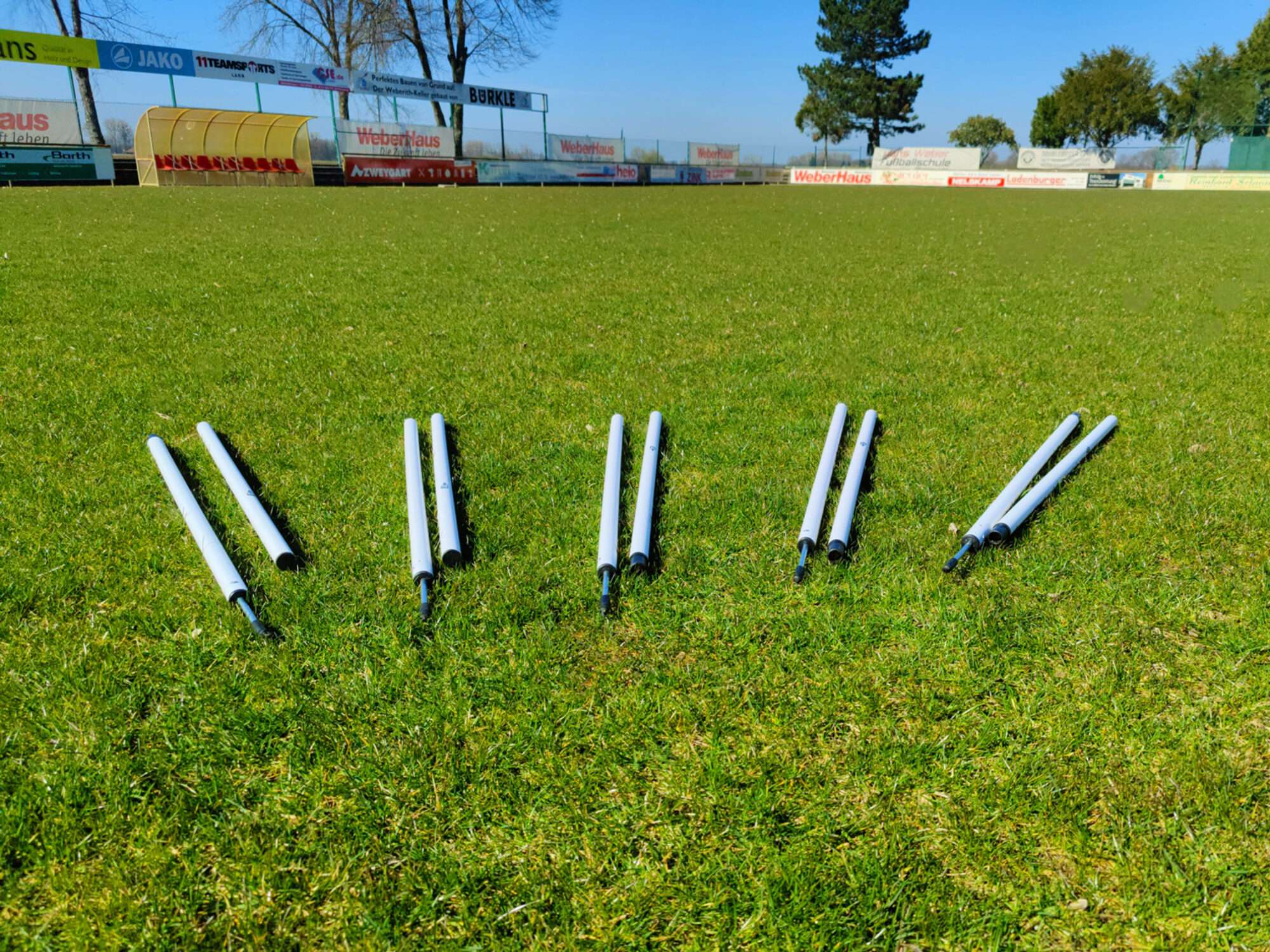 Image du produit : Set of 5 white slalom poles