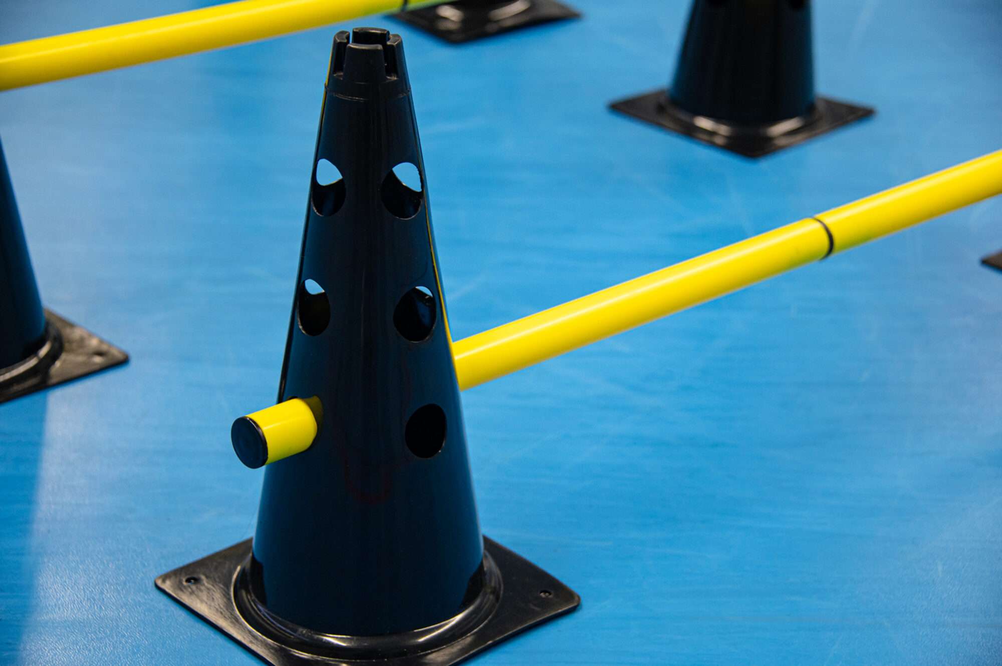 Image du produit : Set of 4 agility cones with bars
