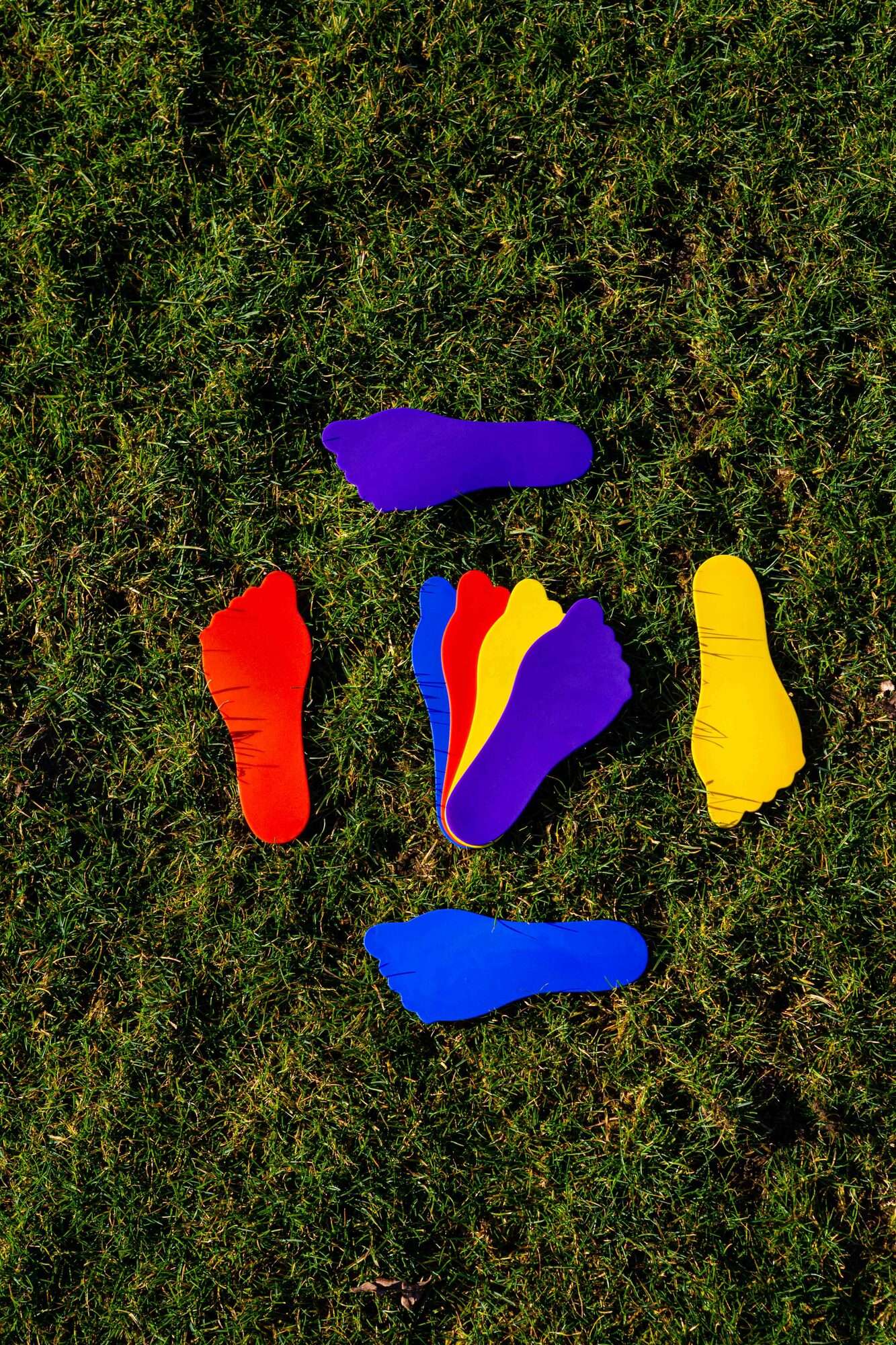 Image du produit : Set of 4 feet - Playful floor marking