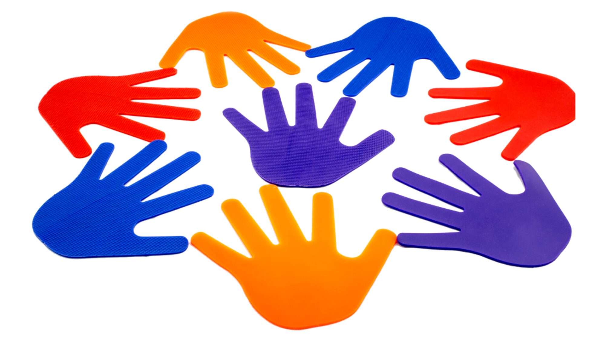 Image du produit : Set of 4 pairs of hands (8 units) - Floor markings