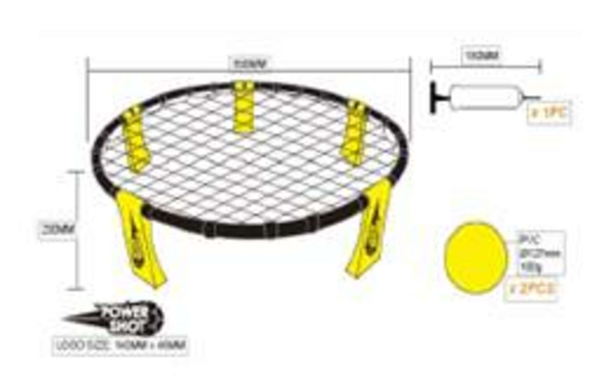 Image du produit : Smashball with balls and pump
