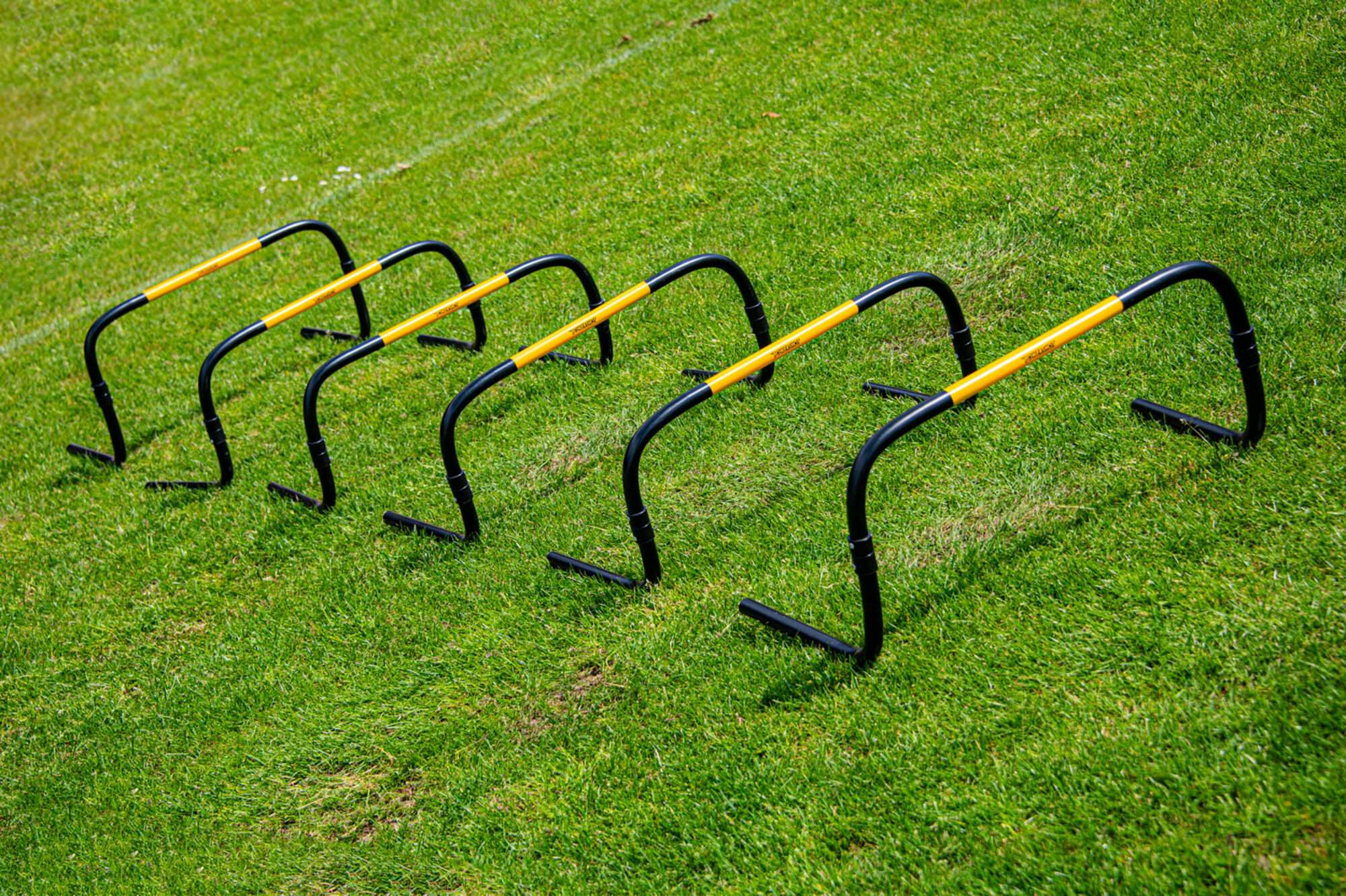 Image du produit : Set of 6 hurdles 20cm Self Return with carrying bag