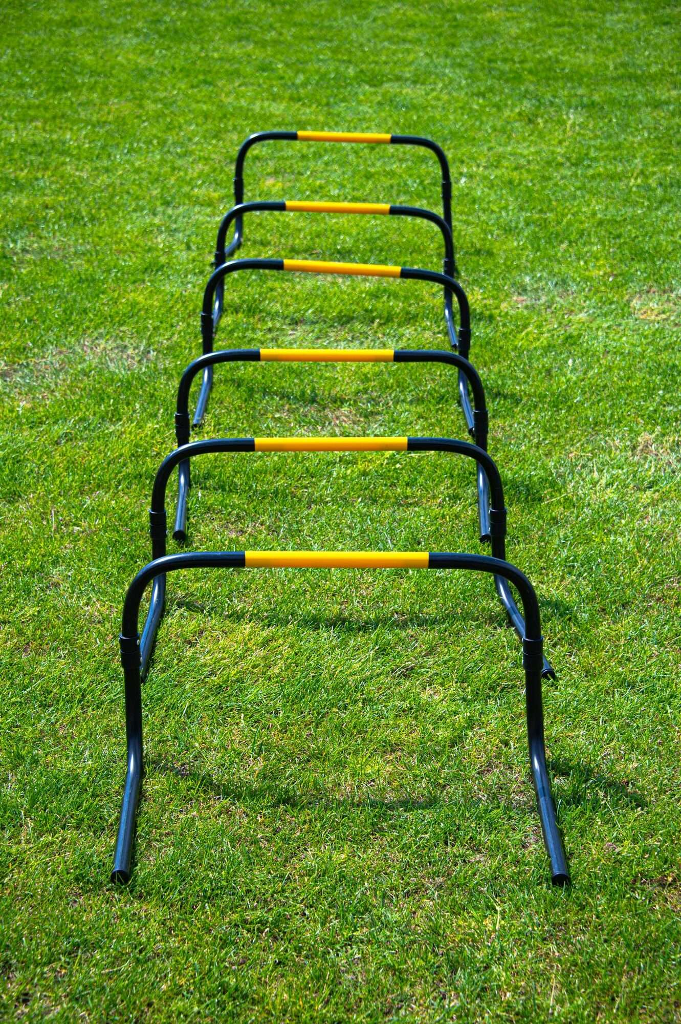 Image du produit : Set of 6 hurdles 20cm Self Return with carrying bag
